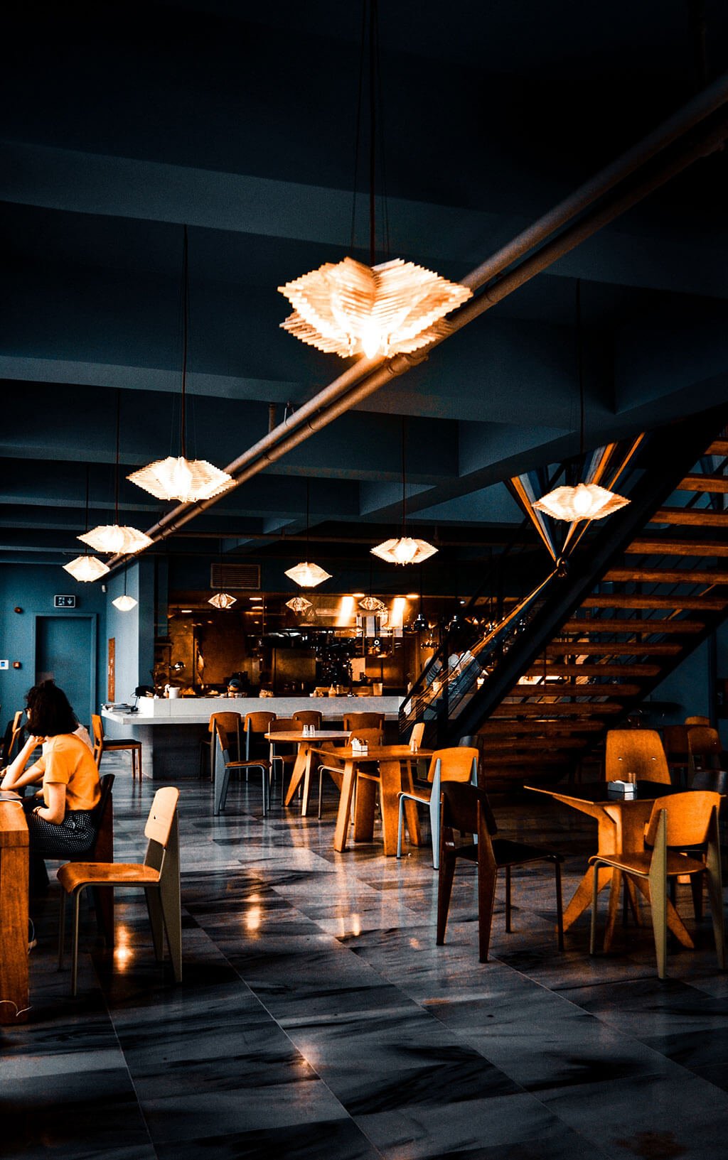 Image of an elegant restaurant franchise.